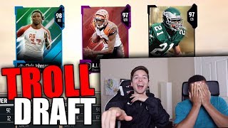 INSANE TROLL DRAFT MADDEN 18 DRAFT CHAMPIONS [upl. by Jermaine]