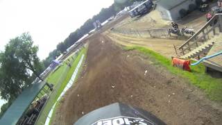 2015 RedBud National 250 B GoPro Out Front Raw [upl. by Ahsiekat]