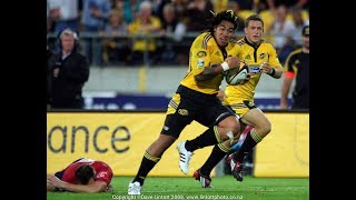 Jimmy Gopperth assist in Maa Nonu try  Hurricanes 2008 [upl. by Atena]