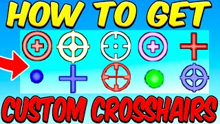 CUSTOM CROSSHAIRS in FORTNITE Chapter 5 [upl. by Jurdi]