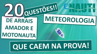 Simulado Arrais Amador e Motonauta  20 Questões de Meteorologia que caem na prova [upl. by Nelda]