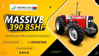 Massive 390 4WD Tractor for Sale in Gambia [upl. by Volnak]