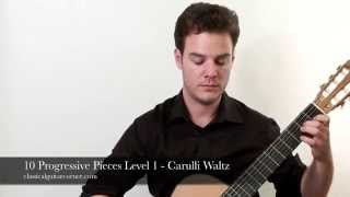 Carulli Waltz for Classical Guitar [upl. by Mallon]