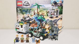 LEGO Jurassic World Baryonyx FaceOff The Treasure Hunt Build amp Review 2019 [upl. by Rask]