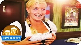 Charlotte Engelhardt als Wiesn Bedienung  Oktoberfest 2013 [upl. by Dorweiler]