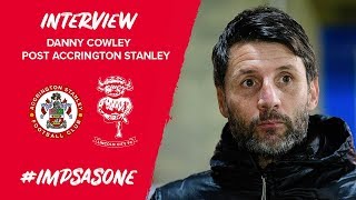 🎥 Post Match  Danny Cowley Post Accrington Stanley [upl. by Assetniuq414]