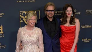 Mary Beth Evans Stephen Nichols Abigail Klein 2024 Daytime Emmy Awards Red Carpet [upl. by Elleb]