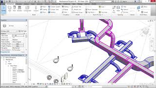 Revit tutorials Mechanical  04 10 Adding insulation [upl. by Eylhsa]