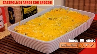 CACEROLA DE ARROZ CON BRÓCOLI [upl. by Valeta]