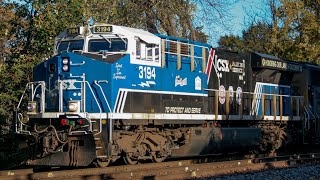 CSX I162 with CSX 3194 leading through Bogota NJ  11224 [upl. by Ahsok287]