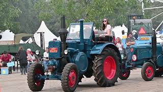 Tractors parade after Historic Tractor Show Panningen 2023 organized by HMT KLEP [upl. by Mahalia390]