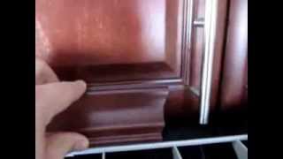 tips on installing crown molding on kitchen cabinets [upl. by Yliak]