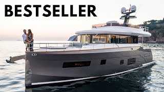 2023 SIRENA 58 Fast Trawler Liveaboard Yacht Tour [upl. by Dihahs]