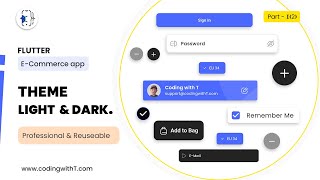 Professional Setup of a Theme in Flutter  Light and Dark theme Flutter [upl. by Yerac]