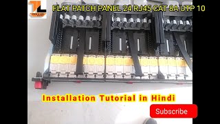 patch panel Legrand FLAT PATCH PANEL 24 RJ45 CAT 8A UTP 10 [upl. by Hcone]