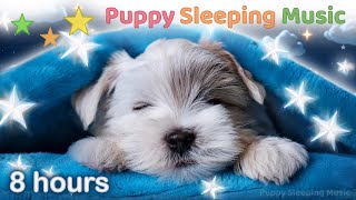 ☆ 8 HOURS ☆ Puppy Sleeping Music 🐶💖 No Ads ☆ Dog Relaxation Music ♫ Dog Sleep Music ♫ Calm dog music [upl. by Llenhoj]