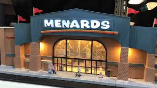 O Scale Menards Store with their jingle 2023 [upl. by Ojillib]