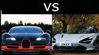 Bugatti Veyron 164 Super Sport vs McLaren 720S [upl. by Loris]