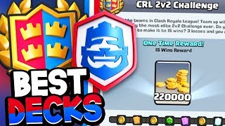 Best 2v2 DECK COMBOS in CLASH ROYALE  6 DECKS that DESTORY [upl. by Sherlock]