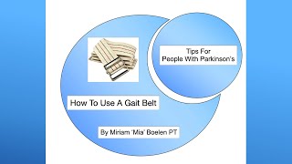 How To Use A Gait Belt Caregiver Instructions [upl. by Barbette914]