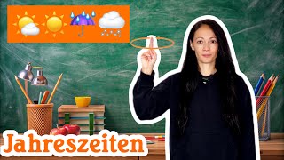 Jahreszeiten in die Gebärdensprache Gebärdensprache lernen  The Seasons in german sign language￼ [upl. by Yemarej331]