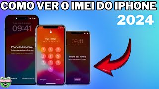 COMO VER O IMEI DI IPHONE INATIVO INDISPONÍVEL OU NA SENHA NUMÉRICA ✅📲MÉTODO ATUALIZADO [upl. by Niwhsa]