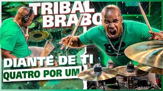 Josivaldo Santos  Diante de Ti Quatro por umDrumCover [upl. by Annoyed]