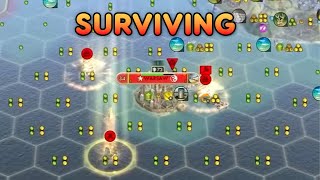 I survived 130 turns on a 1 tile Island in Civ 5 [upl. by Saphra]