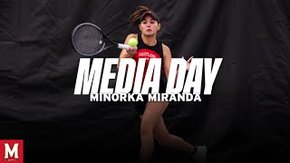 Maryland Spring Sport Media Day  Womens Tennis Minorka Miranda [upl. by Nnylrebma]