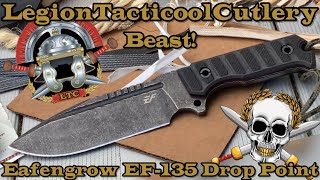 Testing the Eafengrow EF135 Drop Point Fixed Blade knife bushcraft edc fixedblade hiking [upl. by Nagy]