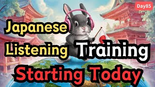 Japanese Listening Training Starting Today 【day85】languagelearning [upl. by Molly362]