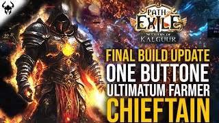 THE LAZIEST BUILD EVER One Button Hellfire CWS Chieftain Final Build Guide  PoE 325 Settlers [upl. by Eizzo]