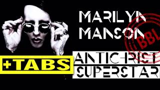 Marilyn Manson  Antichrist Superstar Bass cover Play Along With Tabs [upl. by Thera]