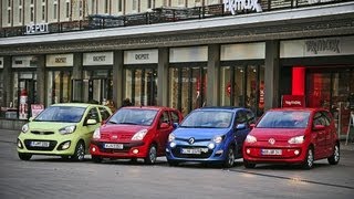 Renault Twingo VW up und Co  Die Kleinsten im Vergleich [upl. by Nyrahs]