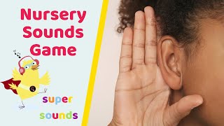 FUN listening game for preschool phonics  guess the sound [upl. by Otilia]