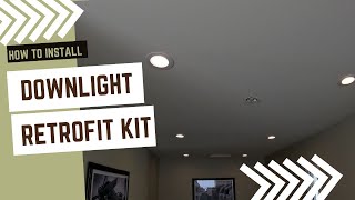 How to Install LED Can Light Retrofit Kits  Warehouse Lighting [upl. by Eelaras]