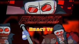 Antipathy Hank V1 FULL Week  Fnf Characters React To Tricky Madness Combat 6 Antipathy [upl. by Robaina]