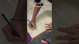 💫Aari tracing method for beginners using carbon paper tracing method aaritracing aari shorts [upl. by Merridie]