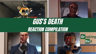 Guss Death Reaction Breaking Bad Face Off 🤯🔥🤯 reaction breakingbad [upl. by Piane923]