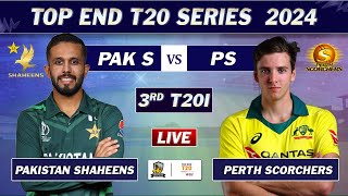 PAKISTAN vs PERTH SCORECHERS LIVE SCORES amp COMMENTARY  PAK SHAHEENS vs PERTH MATCH LIVE [upl. by Williamson]