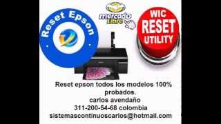 reset epson todos los modelos epson Artisan WorkForce [upl. by Nitsu]