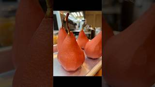 Poached Pears in Red Wine poached pear pears redwine shorts [upl. by Yekcaj]