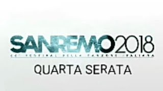 Sanremo 2018  Quarta serata [upl. by Cruz]