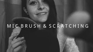 ASMR FRANCAIS ⚪️ MIC BRUSH amp SCRATCHING 🖌️ [upl. by Bliss]