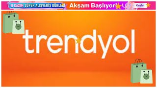 Trendyol 611 Kasım endirimlərindən faydalan [upl. by Anitsej]