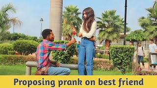 Proposing prank on my best friend  Imran Zehen [upl. by Htaeh95]