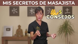 5 CONSEJOS para EMPEZAR a DAR MASAJES 🙌 [upl. by Aja844]