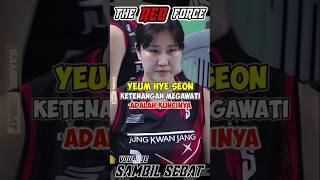 WOW‼️Ketenangan Megawati Kuncinya⁉️redsparks volleyball megawatihangestri yeumhyeseon volikorea [upl. by Earleen686]