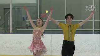 Ayumi TAKANAMI  Shingo NISHIYAMA RD SKATE ONTARIO Sectional Series  September Hubs 高浪  西山 [upl. by Dickinson]