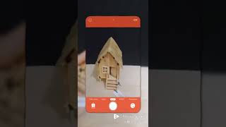 J023 Miniatur Rumah kayu bambu stik eskrim untuk aksesoris dioramaakuariumaquascapeshortsshort [upl. by Cicero128]